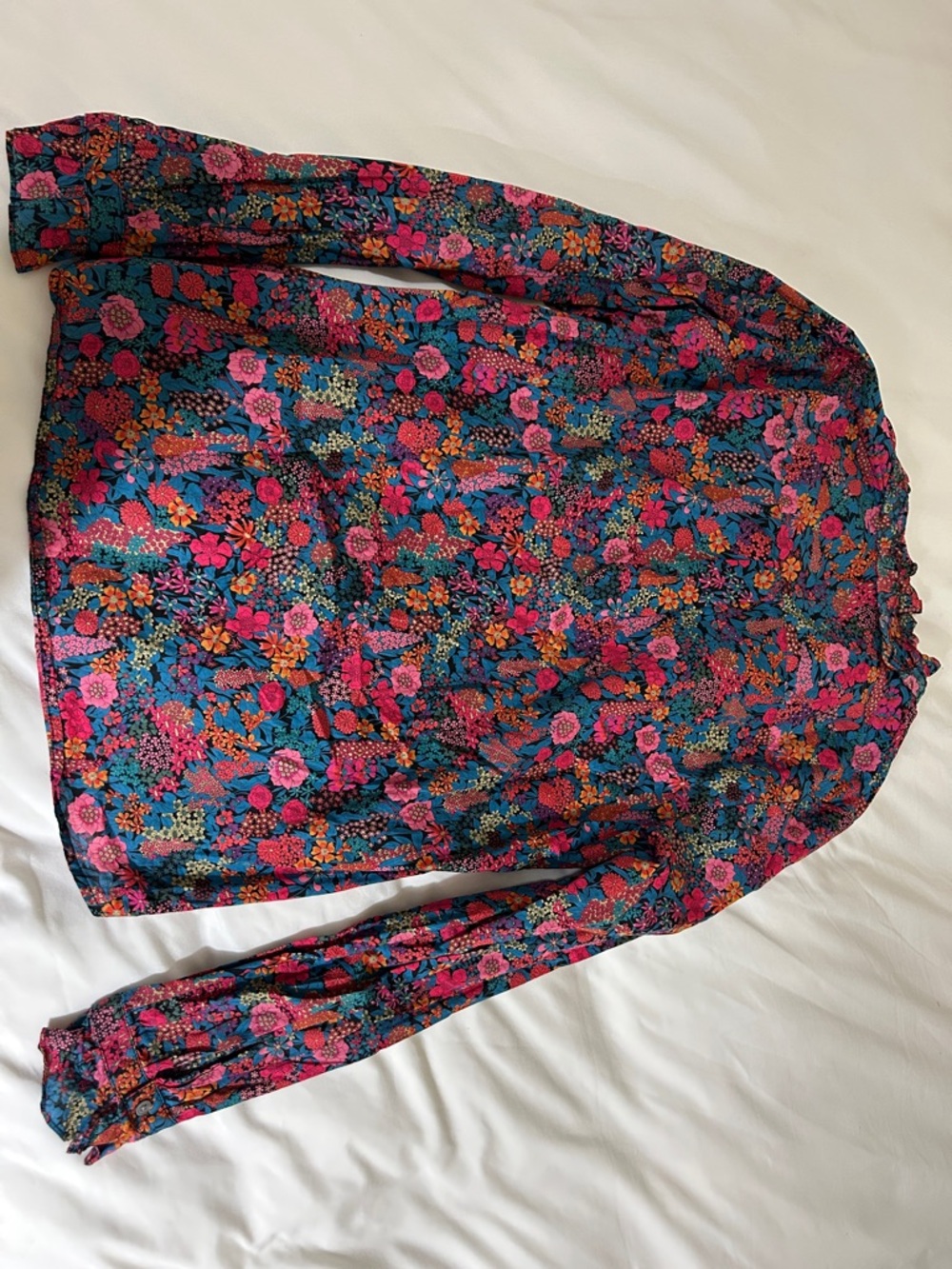 J. Crew Liberty Fabrics floral button up top - Picture 3 of 5